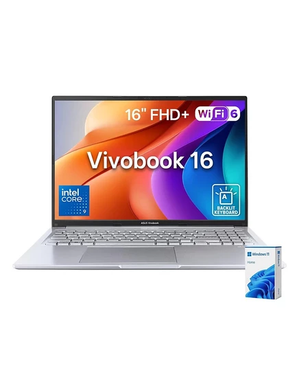 Ноутбук ASUS Vivobook 16 Core 9 270H, 24 ГБ, серебристый