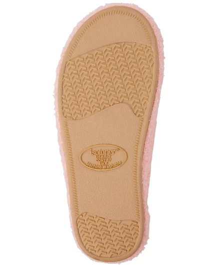 Фирменные женские тапочки-стринги Joey Cozy из плюша Isotoner Signature evening sand