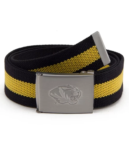 Мужской тканевый пояс Eagles Wings Missouri Tigers, белый