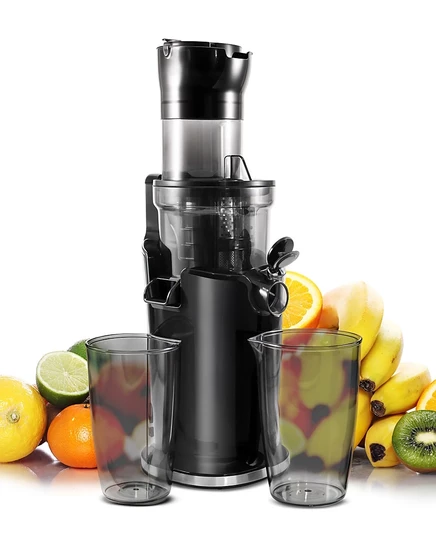 Шнековая соковыжималка Elite Cuisine EJX751 800 мл, черная