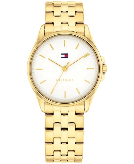 Женские кварцевые часы Tommy Hilfiger с золотым браслетом из нержавеющей стали, 30 мм золото