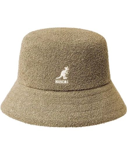 Мужская панама Kangol Bermuda Bucket, бежевая