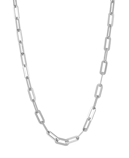 Женская цепочка Giani Bernini Paperclip, 46 см, серебряная