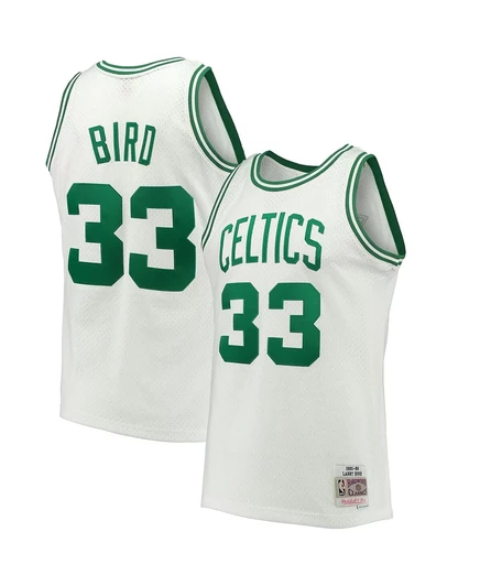 Мужская майка Mitchell & Ness Larry Bird, белая