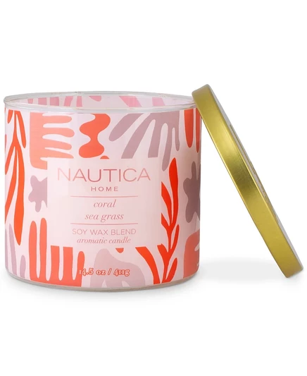 Свеча из морской травы Nautica Coral, 14,5 унций, бесцветная