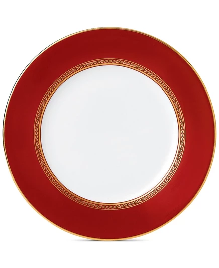 Салатная тарелка Wedgwood Renaissance Red, красная