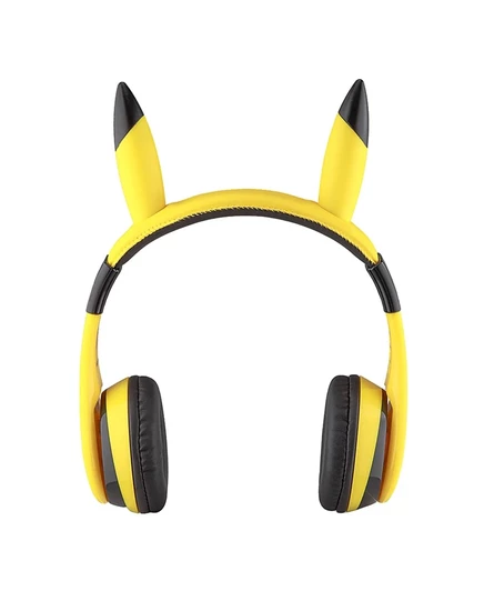 eKids Pokemon Pikachu Bluetooth Беспроводные детские наушники желтого цвета
