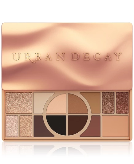Палитра для глаз и лица Urban Decay в теплых тонах Naked Shaped.