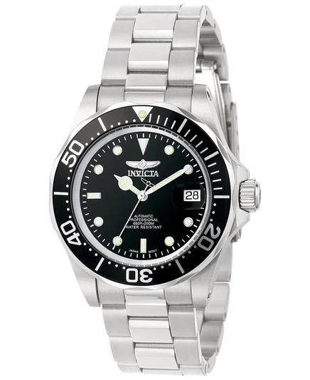 Мужские часы 8926 Pro Diver с автоподзаводом и черным циферблатом с 3 стрелками black