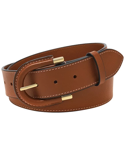Женский пояс Fossil Harwell коричневого цвета