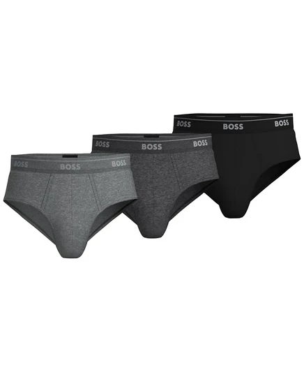 Мужские трусы-брифы Hugo Boss Classic, 3 шт., серые