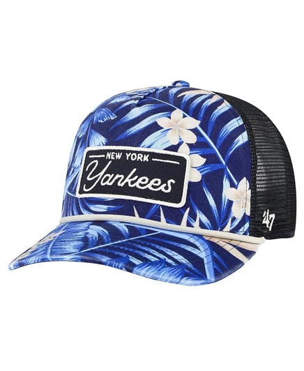 Мужская бейсболка 47 Brand New York Yankees Tropicalia, синяя