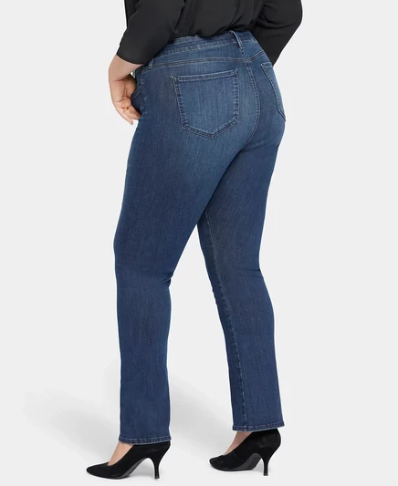 Джинсы облегающего кроя NYDJ Plus Size Le Silhouette precious