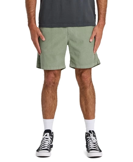Мужские шорты Quiksilver Taxer на кулиске, зеленые