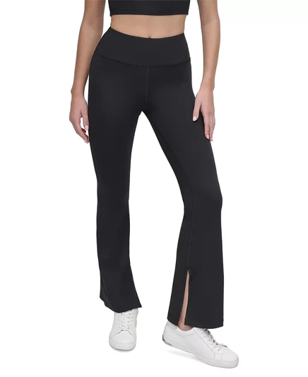  Спортивные женские штаны-клеш Balance  DKNY black