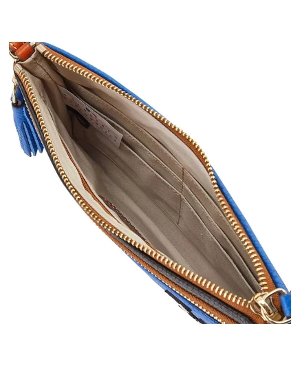 Напульсник Dooney Bourke New York Metts Infield с двойной застежкой-молнией french blu