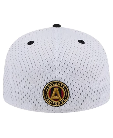 Мужская кепка New Era 59FIFTY Atlanta United FC сетчатая, белая
