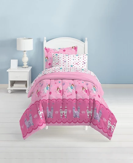 Детский комплект постельного белья Dream Factory Magical Princess, розовый