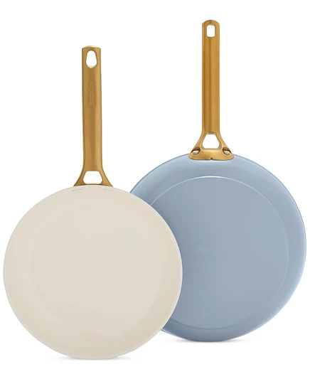 Набор GreenPan Reserve Pro, сковороды 10″/12″, керам., белые