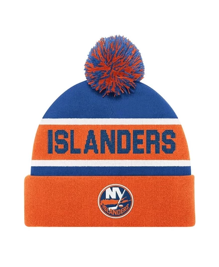 Мужская шапка-помпон Starter New York Islanders с отворотом, оранжевая