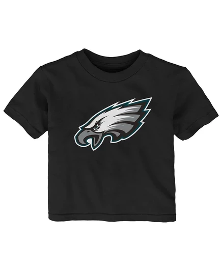 Черная футболка с логотипом начальной школы Philadelphia Eagles для маленьких мальчиков и девочек black