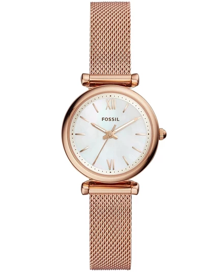 Женские часы Fossil Mini Carlie 28 мм, золотистые