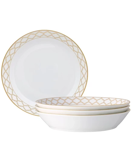 Набор тарелок Noritake Eternal Palace, 4 шт., золотой
