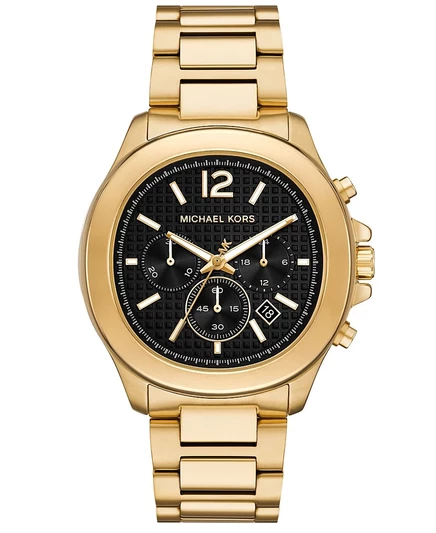 Мужские часы Michael Kors с хронографом Sage из нержавеющей стали золотистого цвета, 42 мм, золото