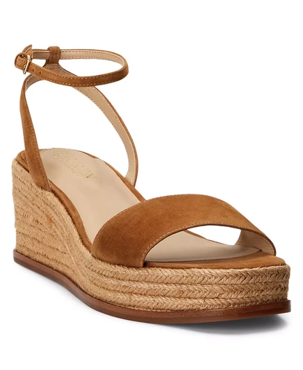  Женские босоножки Leona Espadrille на платформе и танкетке whiskey