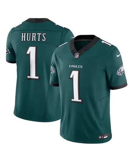 Мужская футболка Jalen Hurts Kelly Philadelphia Eagles Vapor F.U.S.E. Limited green