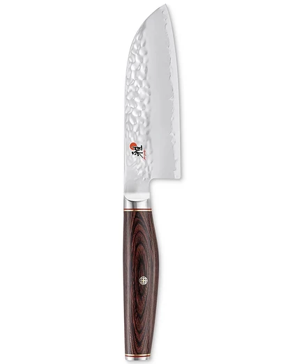 Нож Santoku Miyabi Artisan 5.5″, коричневая рукоять