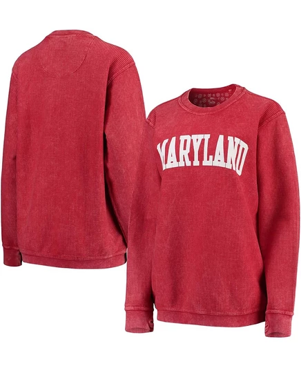 Женский свитшот Pressbox Maryland Terrapins, красный