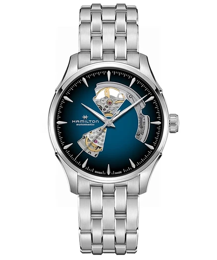 Мужские часы Hamilton Jazzmaster Open Heart 40 мм, синие