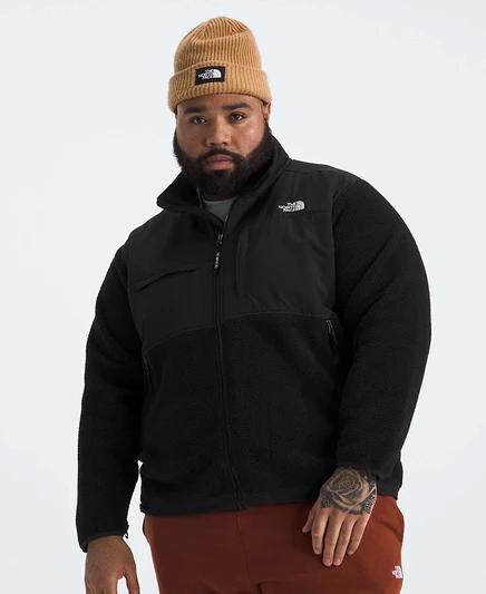 Мужская куртка The North Face Big & Tall в стиле ретро от Denali черного цвета