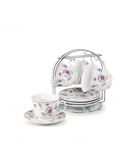 Кофейный сервиз Lorren Home Trends на 4, 240 мл, фиолетовый