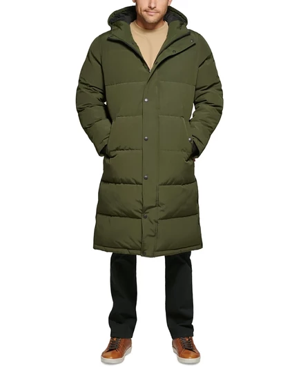 Мужская парка Levi's Quilted Extra Long, оливковая