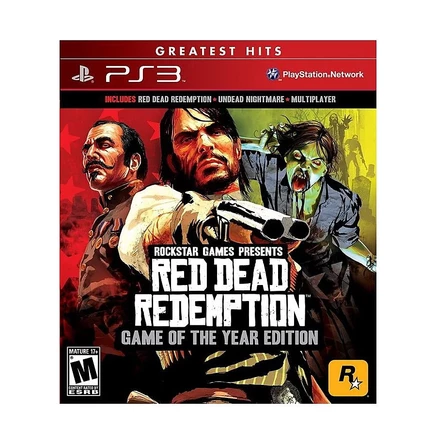 Видеоигра Red Dead Redemption Game of the Year PS3, белая