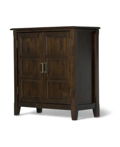 Низкий шкаф Simpli Home Burlington, коричневый