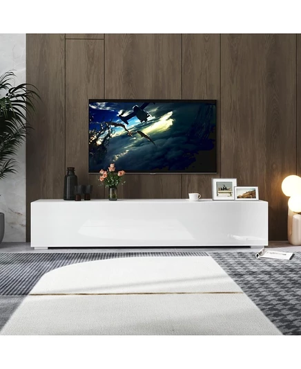 Современный развлекательный центр Streamdale Furniture с мультимедийной консолью для хранения данных в гостиной