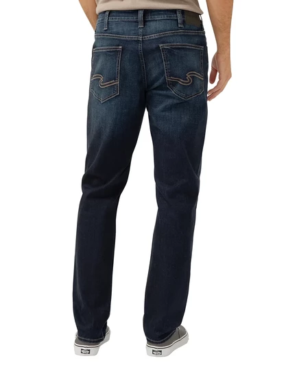 Мужские джинсы Eddie Classic спортивного покроя с зауженными штанинами Silver Jeans Co. indigo