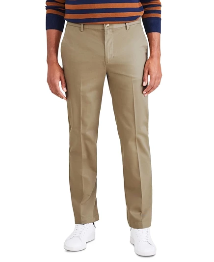 Мужские брюки Dockers Signature Straight Fit с защитой от пятен, бежевые