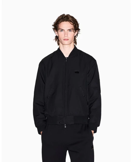 Мужская бомбер-куртка AX Armani Exchange Night Lab, черная