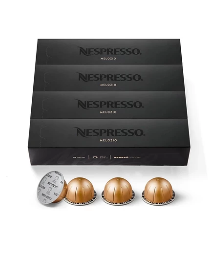 Nespresso VertuoLine Melozio, 40 капсул белого цвета