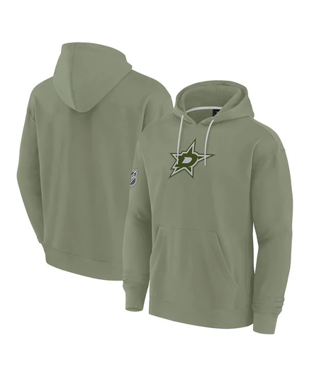 Мужская худи Fanatics Dallas Stars Elements Pace, оливковая