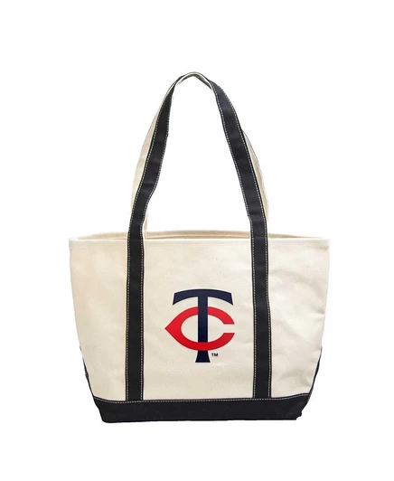 Сумка-тоут Logo Brands Minnesota Twins, серая