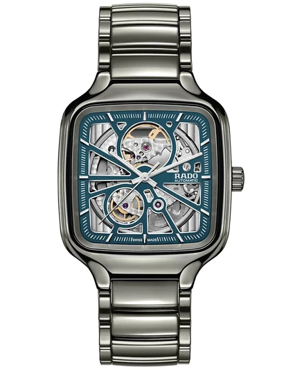Унисекс часы Rado True Square автомат 38 мм керамика серые