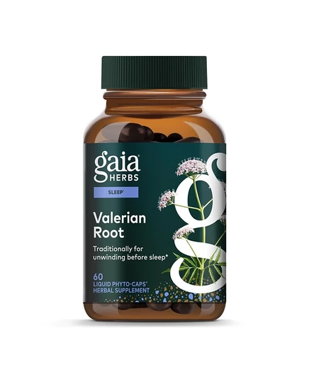 Пищевая добавка Gaia Herbs Valerian Root, 60 фитокапсул