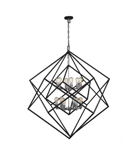 Люстра artcraft lighting artistry, серебристая