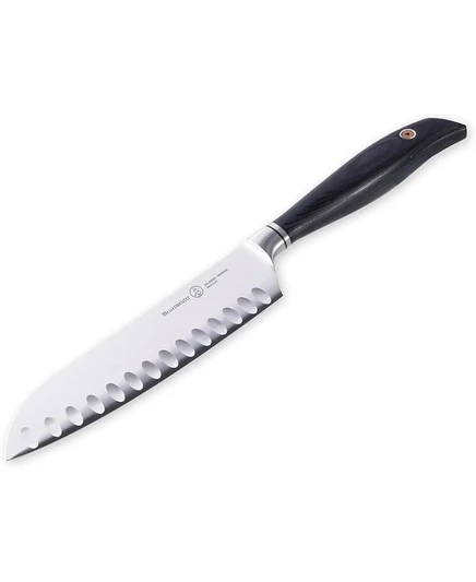Нож Messermeister Blacksmith Santoku с кулленсом / 6.5”