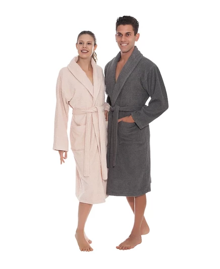 Унисекс халат Ozan Premium Home Sorano, розовый